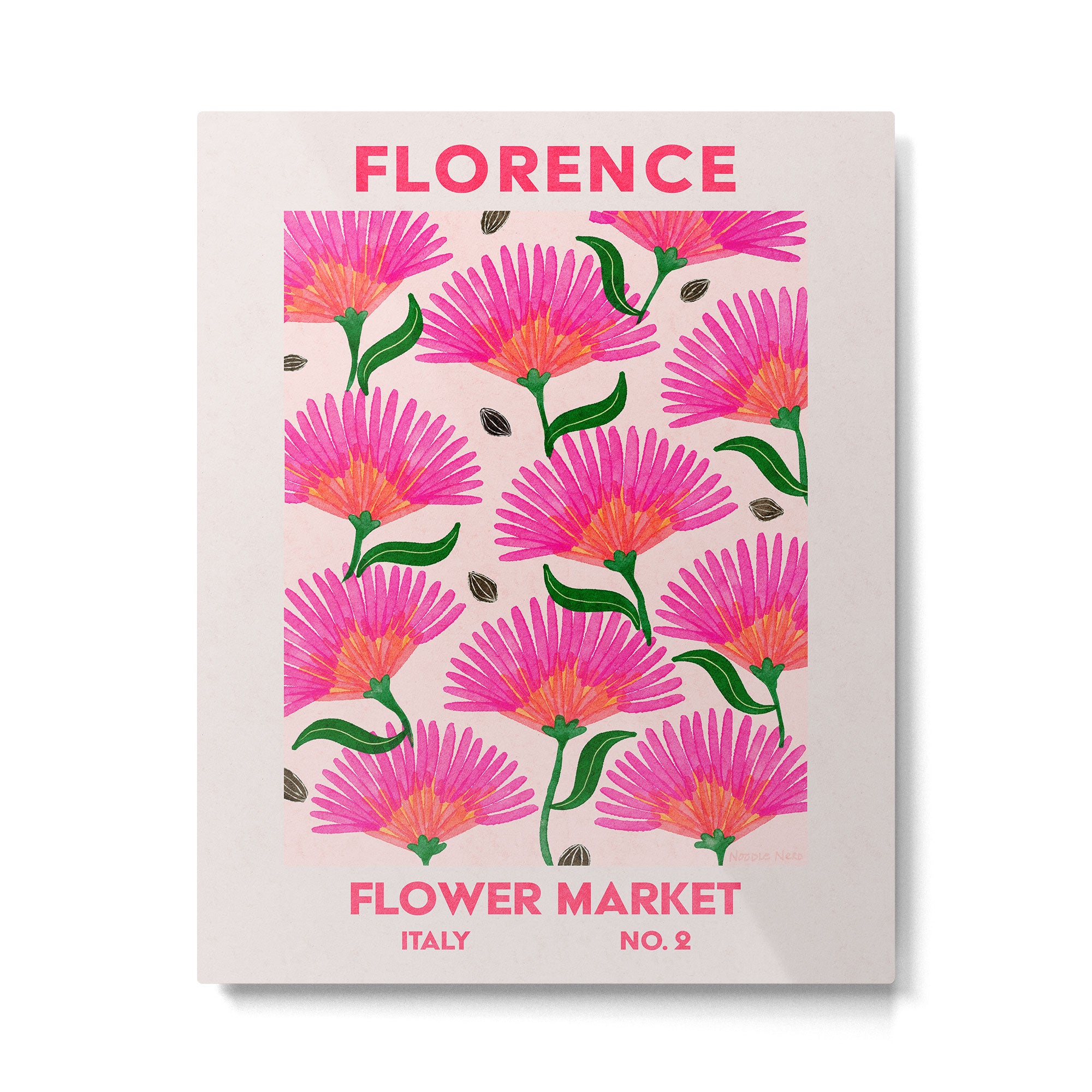 Retro Wall Art | Florence Flower Market | Matisse Print | Printable Metal Print Gallery Image 4
