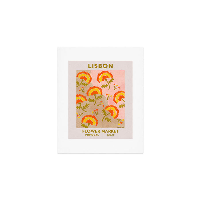 Retro Wall Art | Lisbon Flower Market | Matisse Print | Printable Art Print Gallery Image 1
