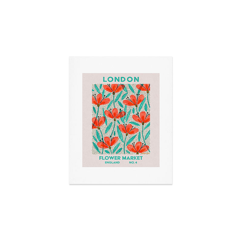Retro Wall Art | London Flower Market | Matisse Print | Printable Art Print Gallery Image 1