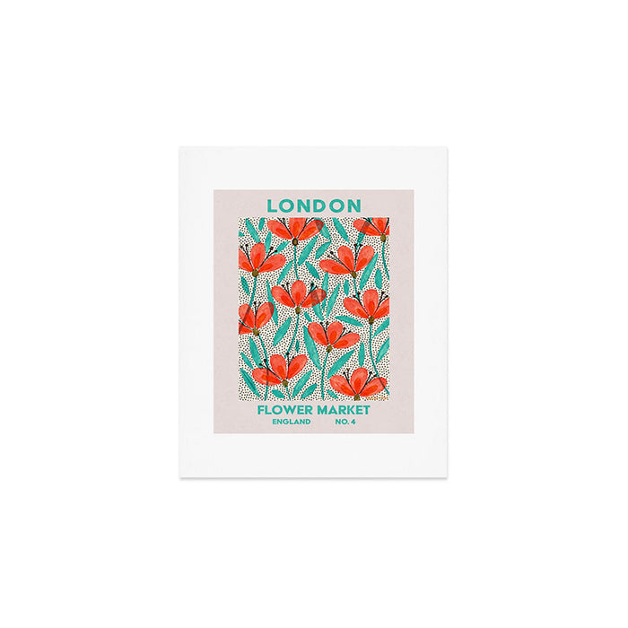Retro Wall Art | London Flower Market | Matisse Print | Printable Art Print Gallery Image 1
