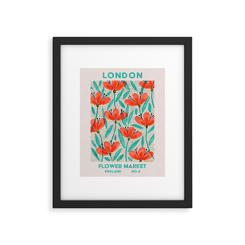 Retro Wall Art | London Flower Market | Matisse Print | Printable Framed Art Print Gallery Image 5