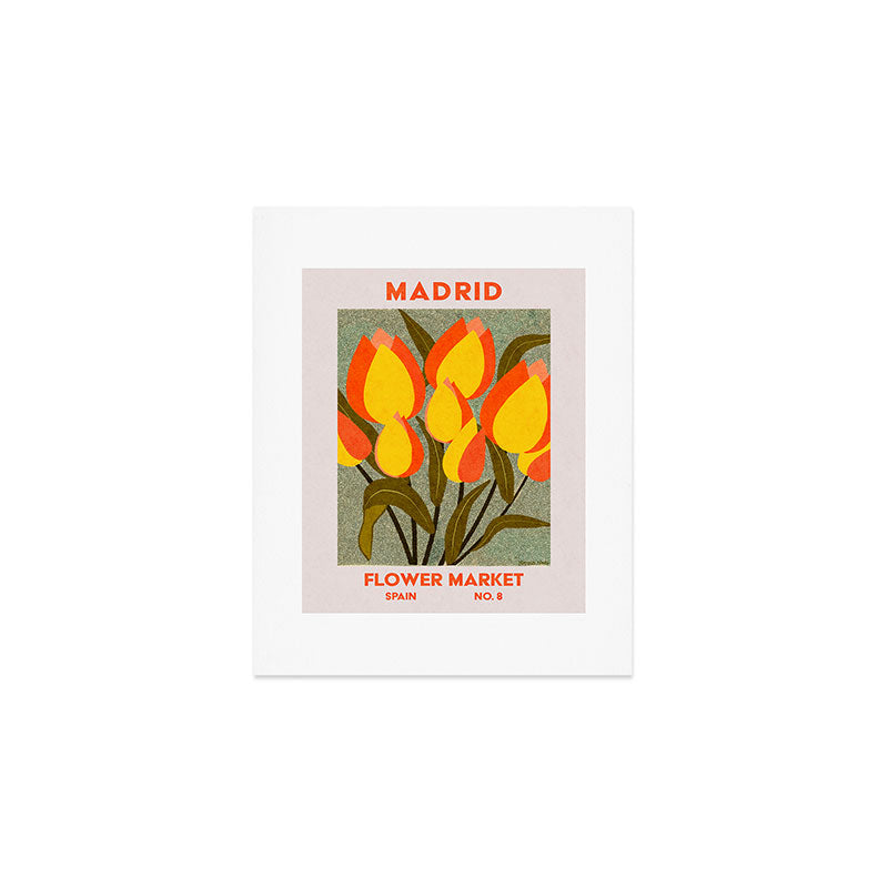 Retro Wall Art | Madrid Flower Market | Matisse Print | Printable Art Print Gallery Image 1