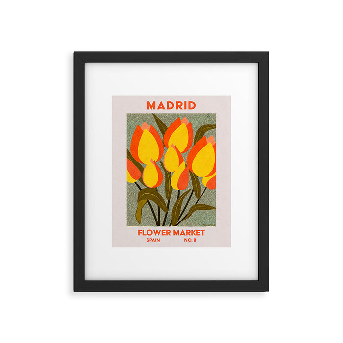 Retro Wall Art | Madrid Flower Market | Matisse Print | Printable Framed Art Print Gallery Image 1
