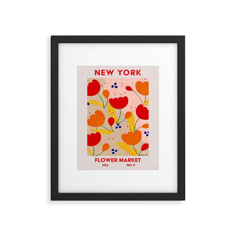 Retro Wall Art | New York Flower Market | Matisse Print | Printable Framed Art Print Gallery Image 5