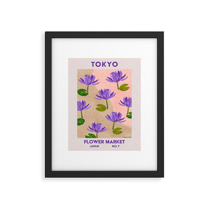 Retro Wall Art | Tokyo Flower Market | Matisse Print | Printable Framed Art Print Gallery Image 1