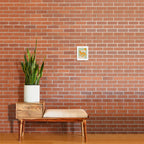 Three Dogs Lined Up - Yellow and Sage Art Print Gallery Image 2
