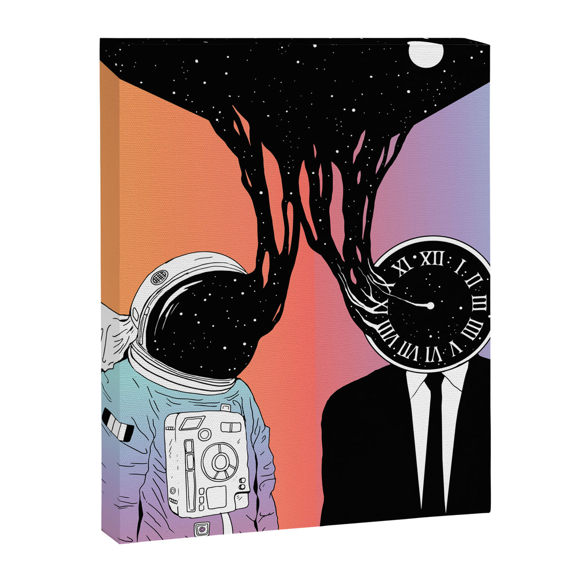 A Portrait of Space and Time ( A Study of Existence) Canvas Print Gallery Image 8