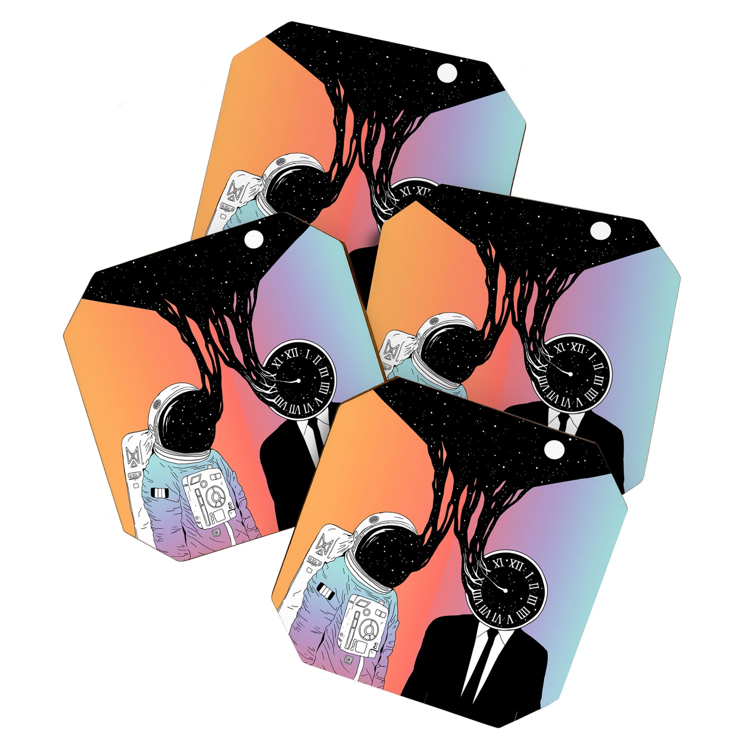 A Portrait of Space and Time ( A Study of Existence) Coaster Gallery Image 1