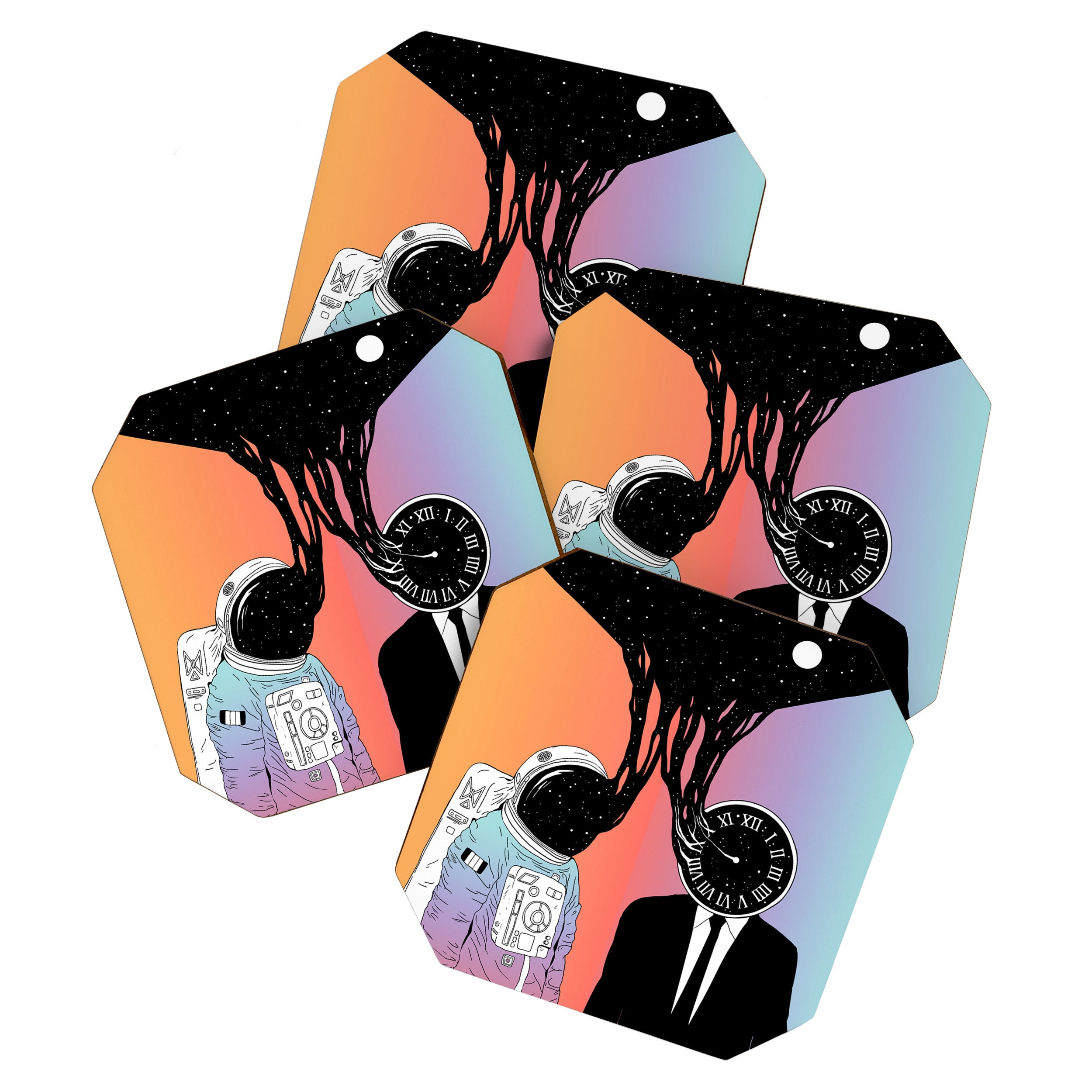 A Portrait of Space and Time ( A Study of Existence) Coaster Gallery Image 1