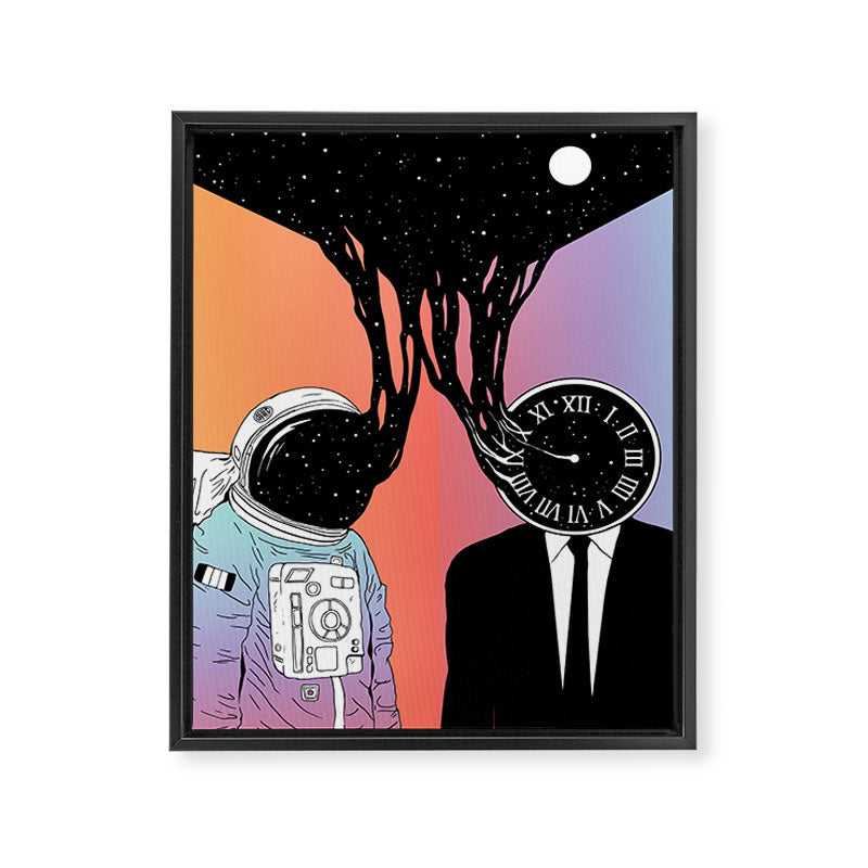 A Portrait of Space and Time ( A Study of Existence) Framed Canvas Print Gallery Image 8