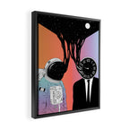 A Portrait of Space and Time ( A Study of Existence) Framed Canvas Print Gallery Image 2