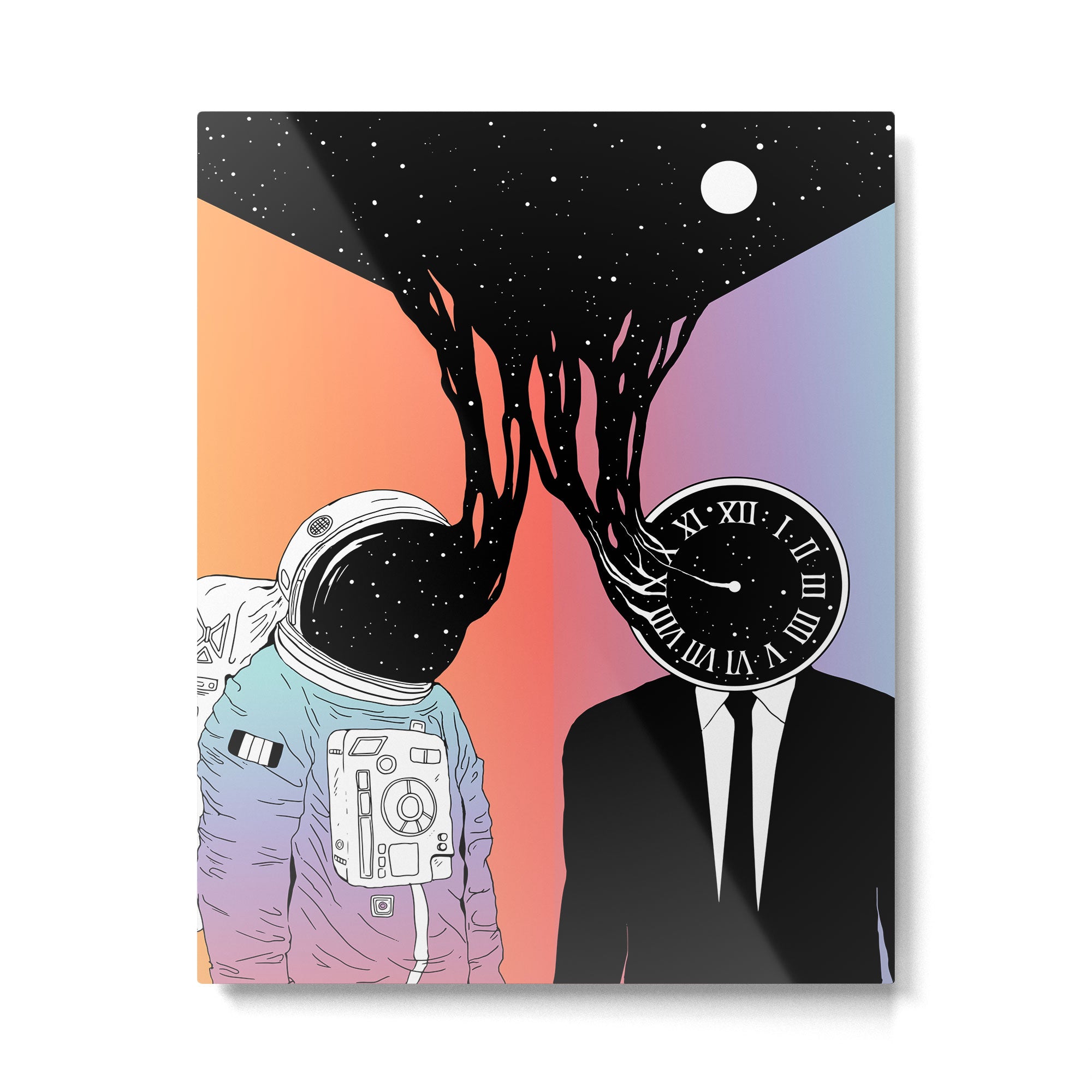 A Portrait of Space and Time ( A Study of Existence) Metal Print Gallery Image 6