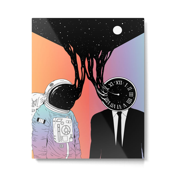 A Portrait of Space and Time ( A Study of Existence) Metal Print Gallery Image 1