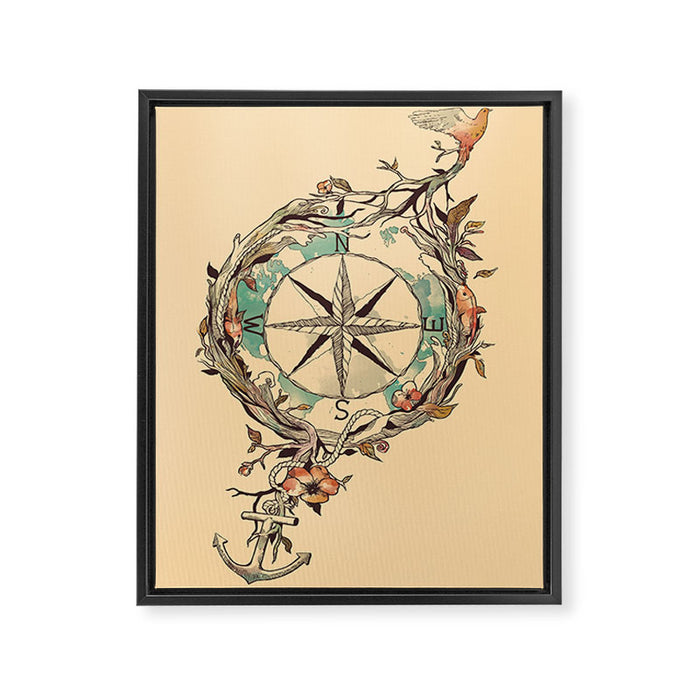 Bon Voyage Framed Canvas Print Gallery Image 1
