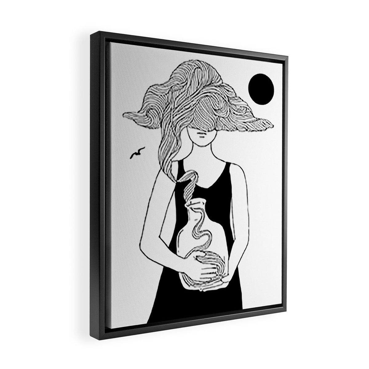Bottled Up Framed Canvas Print Gallery Image 2