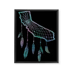 California Dream Catcher Framed Canvas Print Gallery Image 6