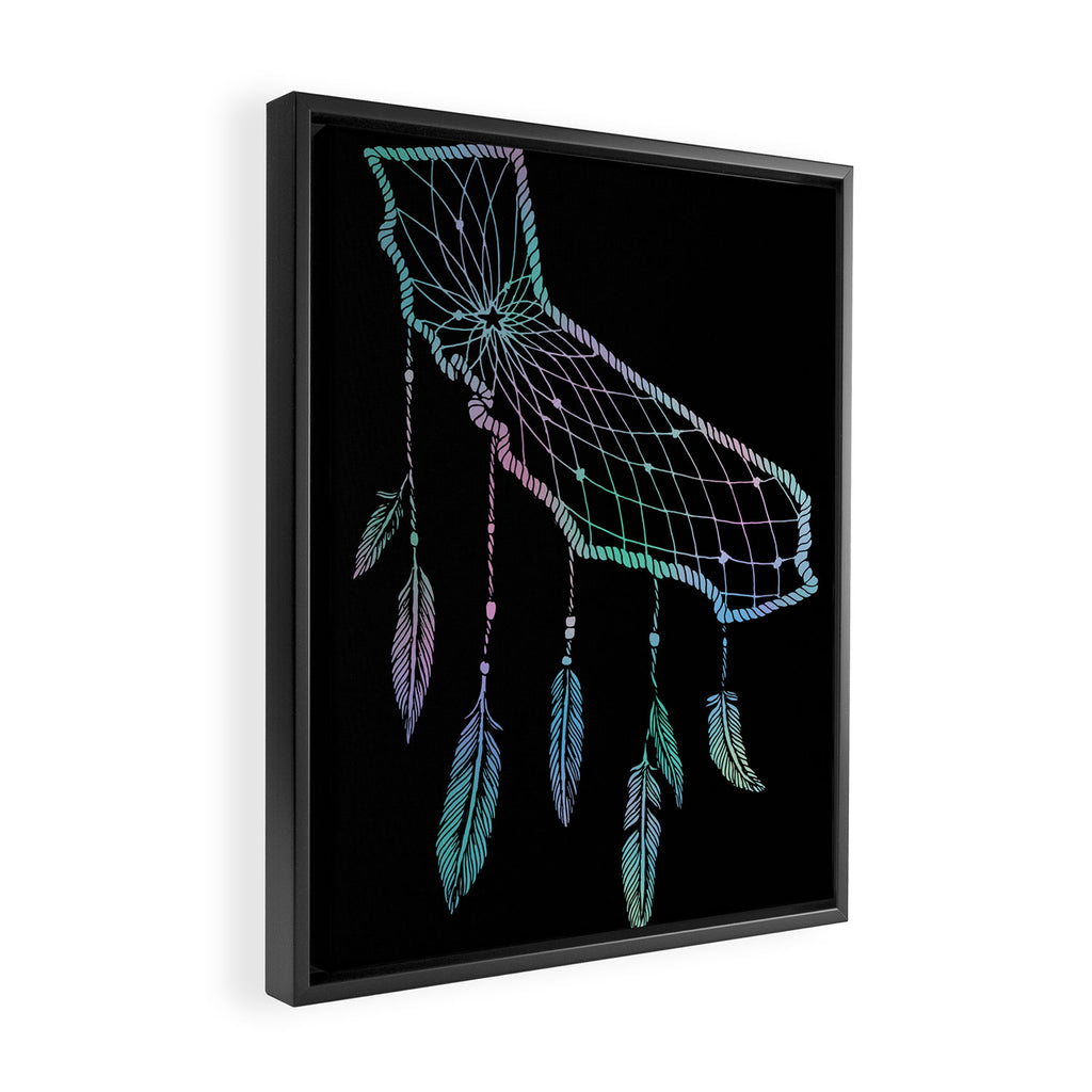 California Dream Catcher Framed Canvas Print Gallery Image 2