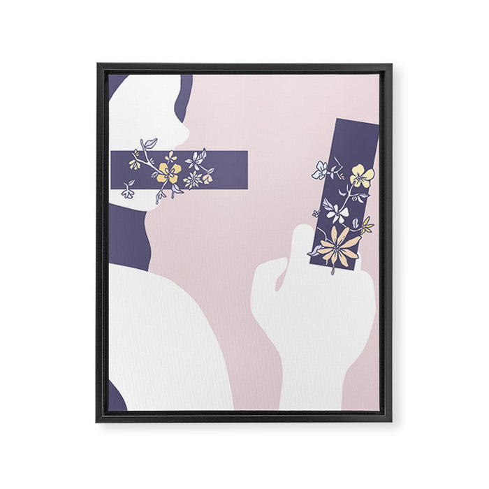 Encumbered Exploration of Existence (Unwritten Honesty) Framed Canvas Print Gallery Image 1