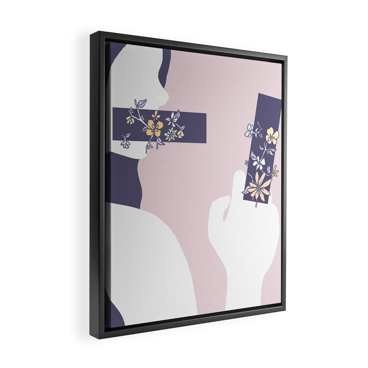 Encumbered Exploration of Existence (Unwritten Honesty) Framed Canvas Print Gallery Image 2