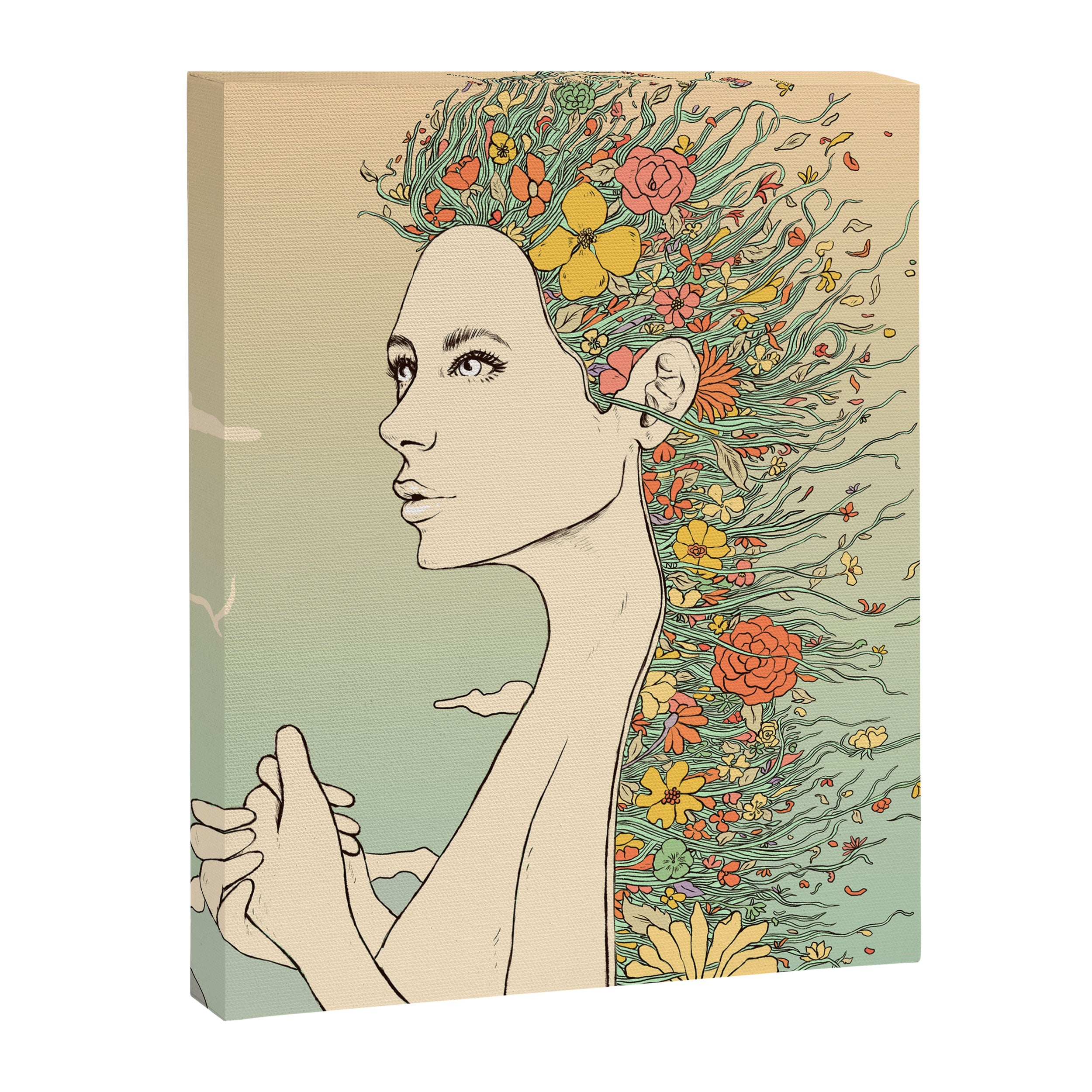 Facade of Existence (Let Life Blossom) Canvas Print Gallery Image 8