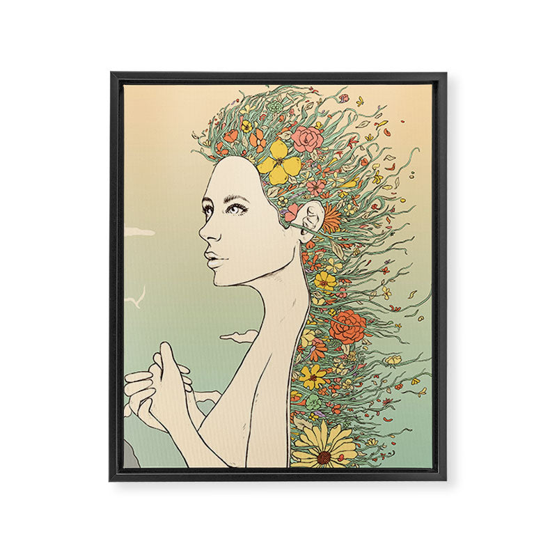 Facade of Existence (Let Life Blossom) Framed Canvas Print Gallery Image 8