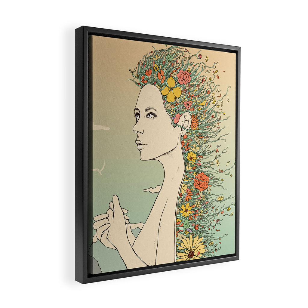 Facade of Existence (Let Life Blossom) Framed Canvas Print Gallery Image 2