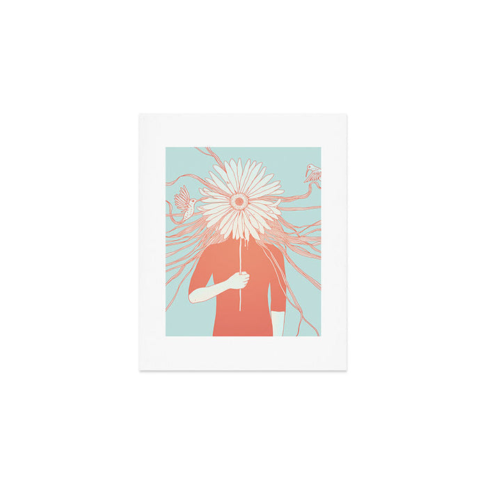 Flower Girl (Life and the Fragile Presence of Beauty) Art Print Gallery Image 1