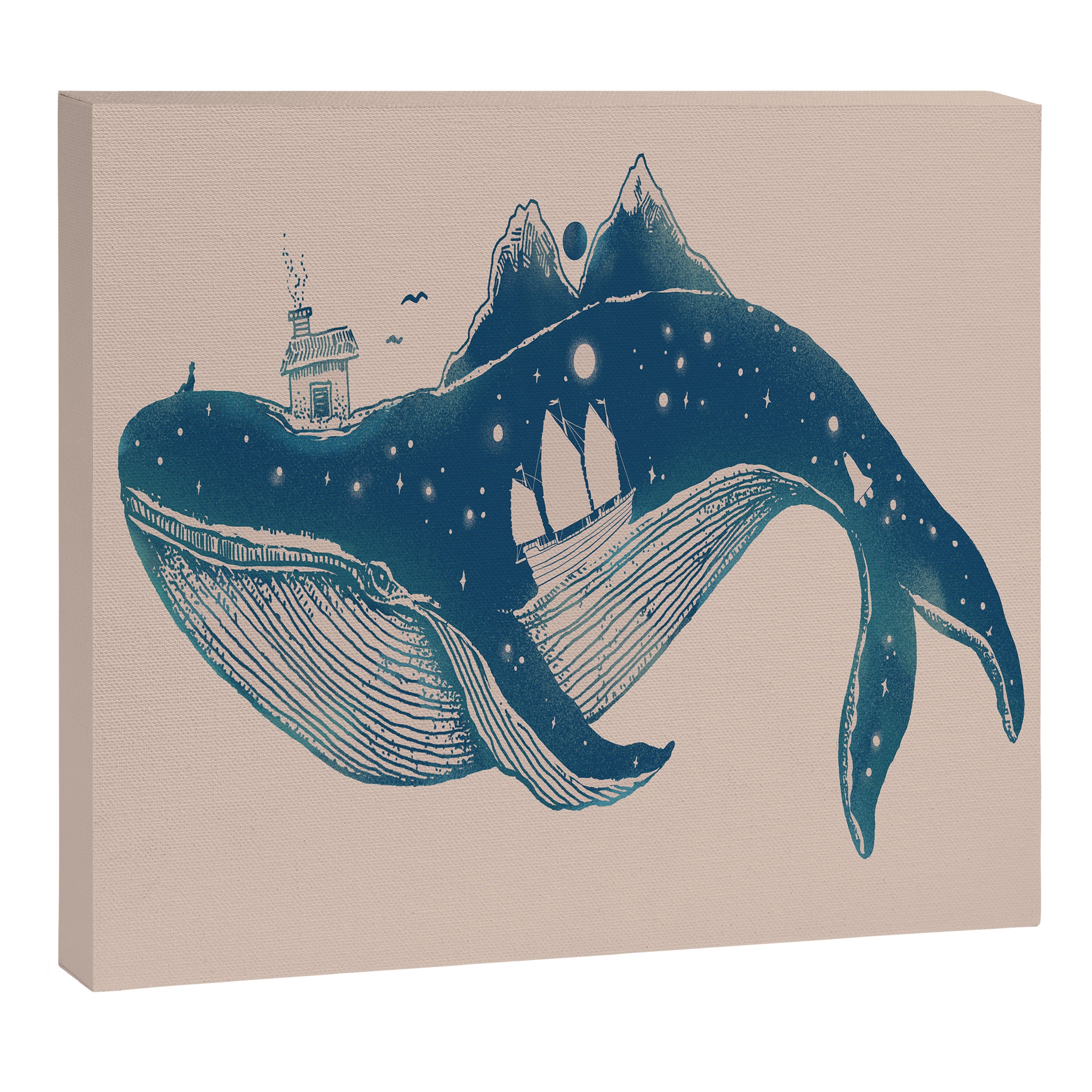 Home (A Whale from Home) Canvas Print Gallery Image 12