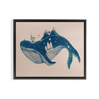 Home (A Whale from Home) Framed Canvas Print Gallery Image 2