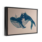 Home (A Whale from Home) Framed Canvas Print Gallery Image 6