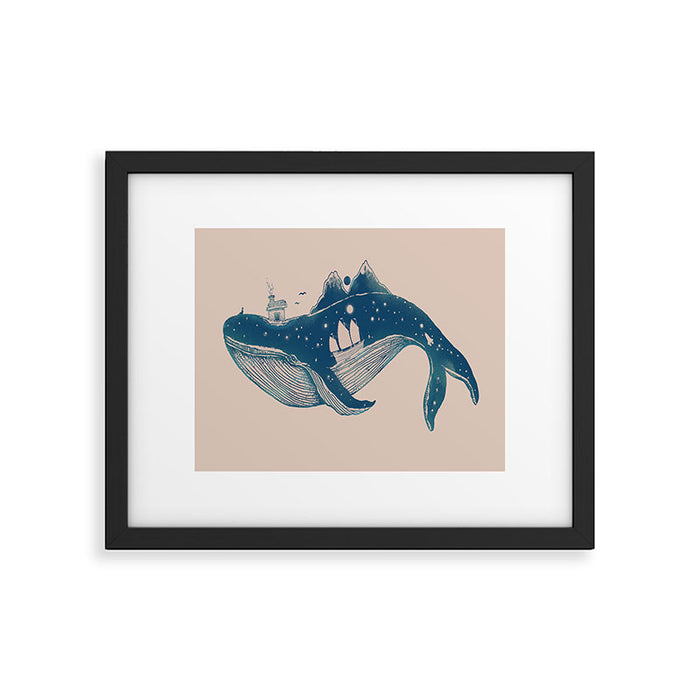 Home (A Whale from Home) Framed Art Print Gallery Image 1