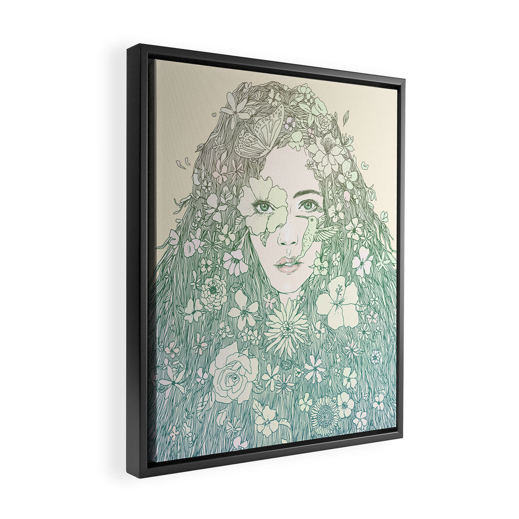Life is Growing On Me Framed Canvas Print Gallery Image 2
