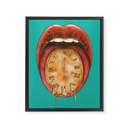 Melts in Your Mouth (Time) Framed Canvas Print Gallery Image 8