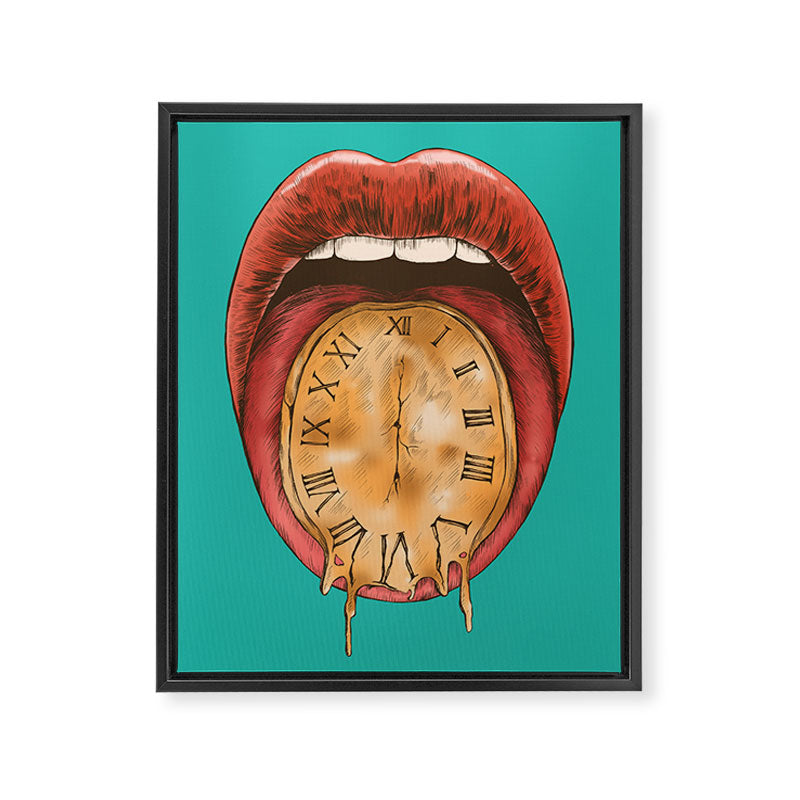Melts in Your Mouth (Time) Framed Canvas Print Gallery Image 8