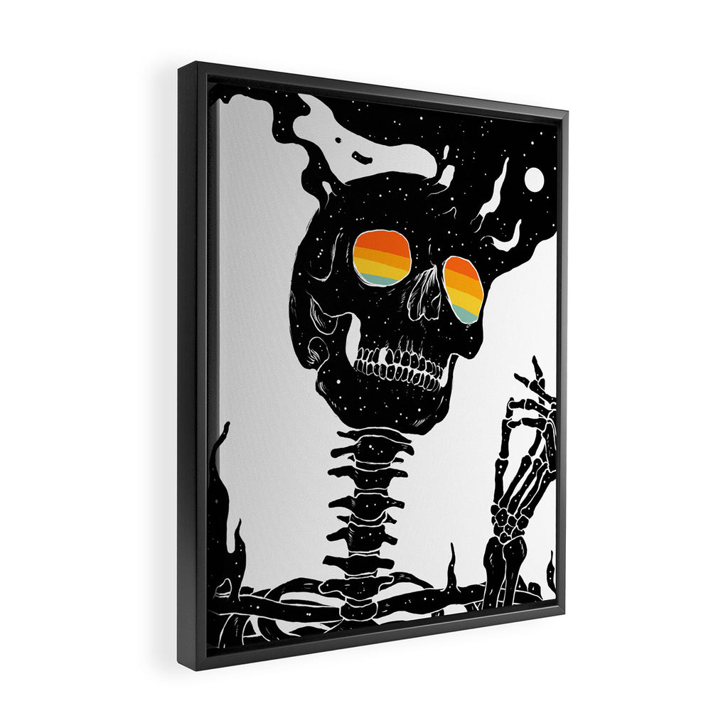 One with the Universe (Existential Diffusion) Framed Canvas Print Gallery Image 2