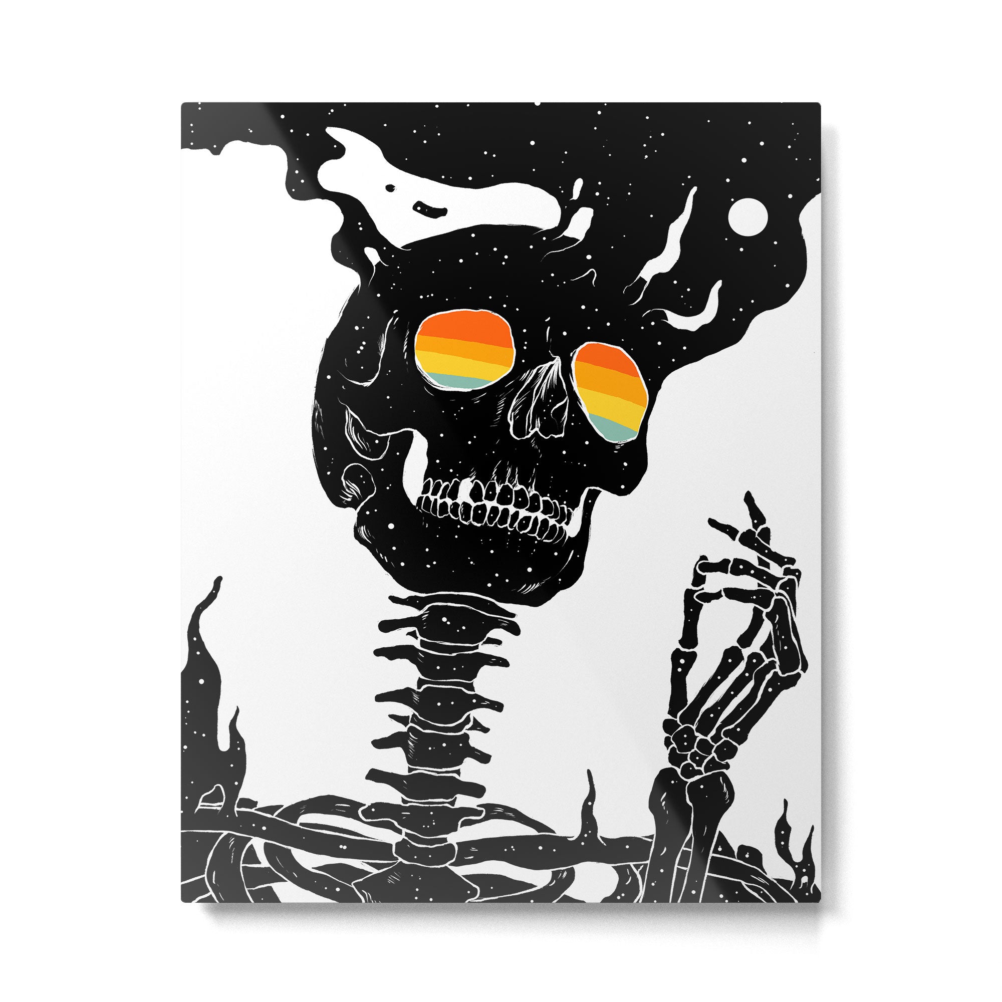 One with the Universe (Existential Diffusion) Metal Print Gallery Image 6