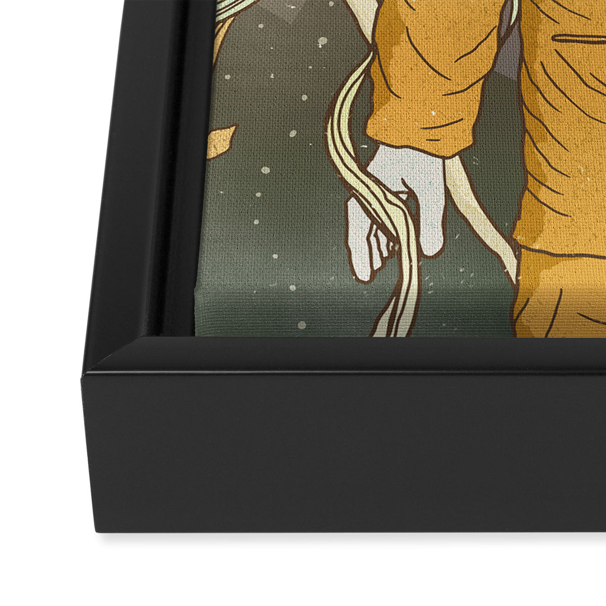 Permeating Framed Canvas Print Gallery Image 3