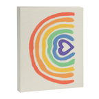 Rainbow Heart Canvas Print Gallery Image 8