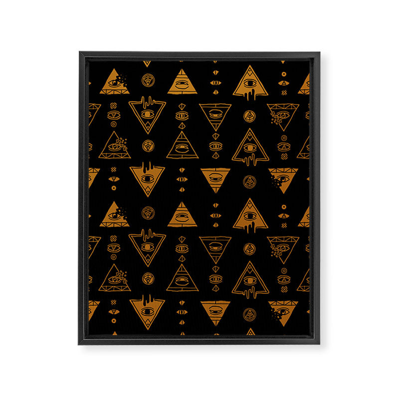 Seeing (Dark) Framed Canvas Print Gallery Image 6