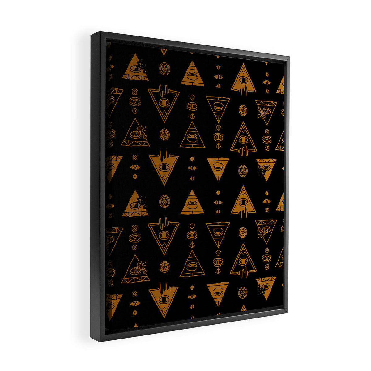 Seeing (Dark) Framed Canvas Print Gallery Image 2