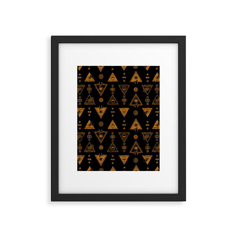 Seeing (Dark) Framed Art Print Gallery Image 5