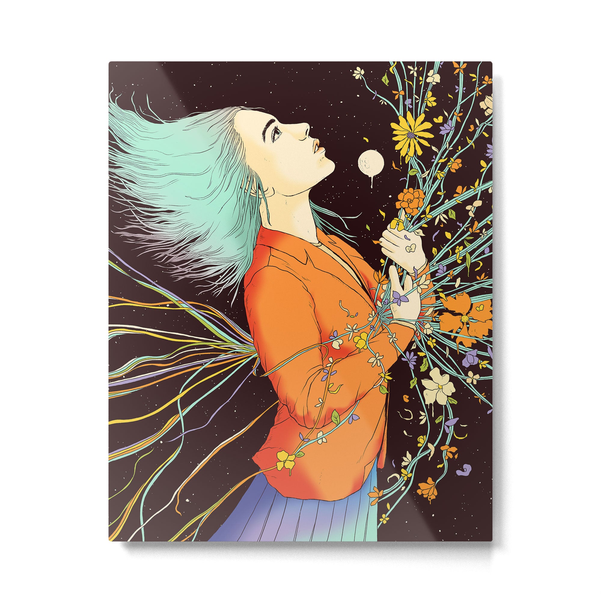 Stabbed in the Back and Still Blooming Metal Print Gallery Image 6