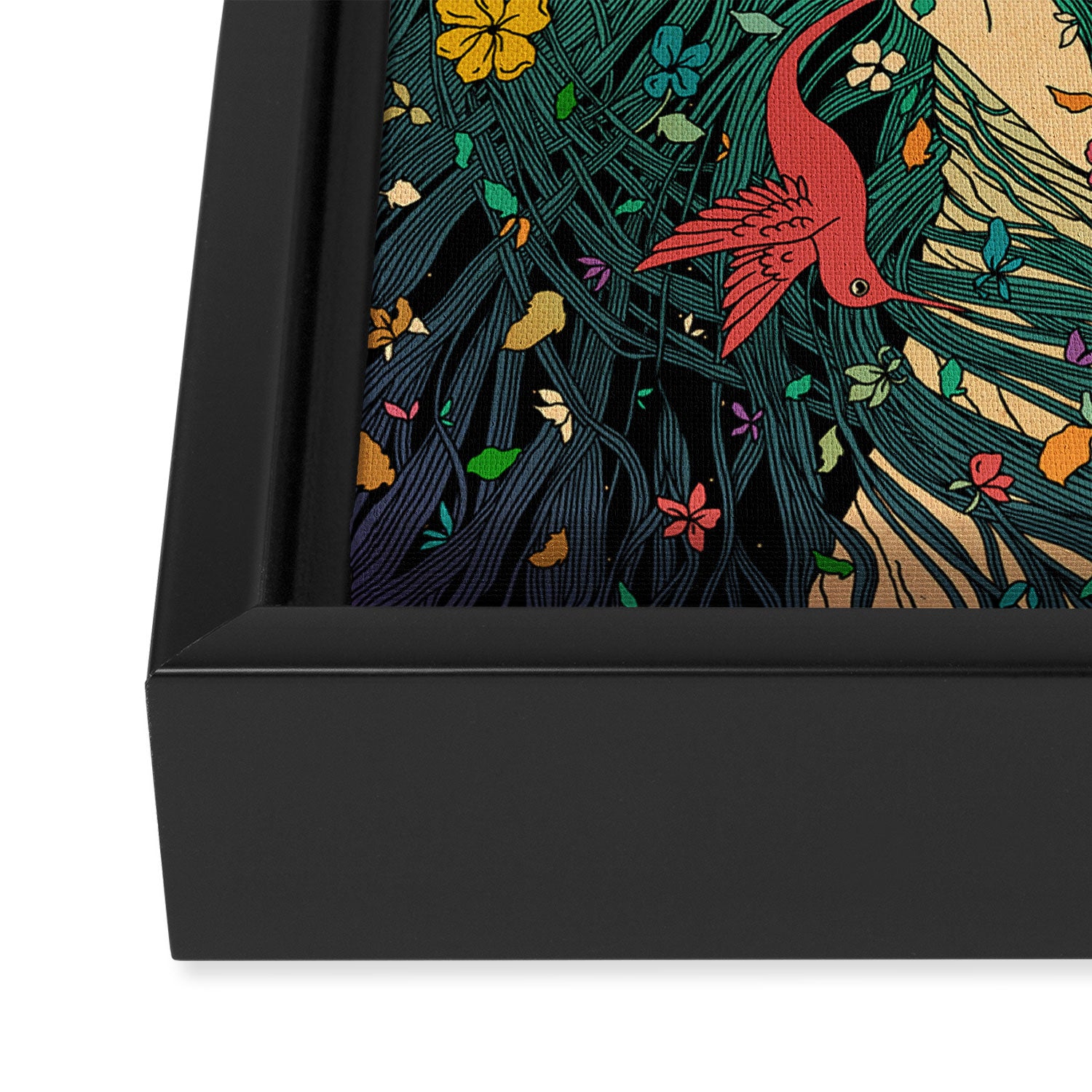 Tangled Up in Life Framed Canvas Print Gallery Image 3