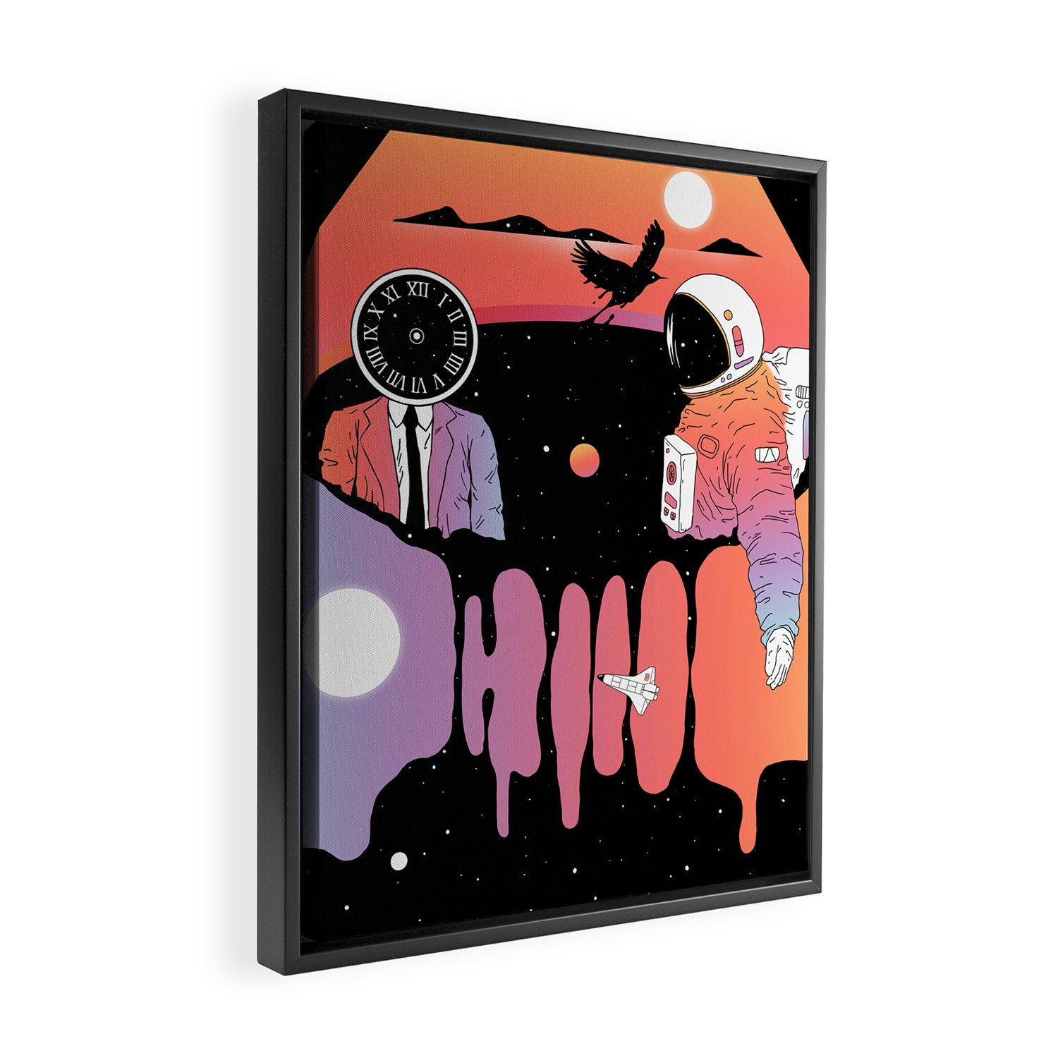 The Contemplation of Existence Framed Canvas Print Gallery Image 2