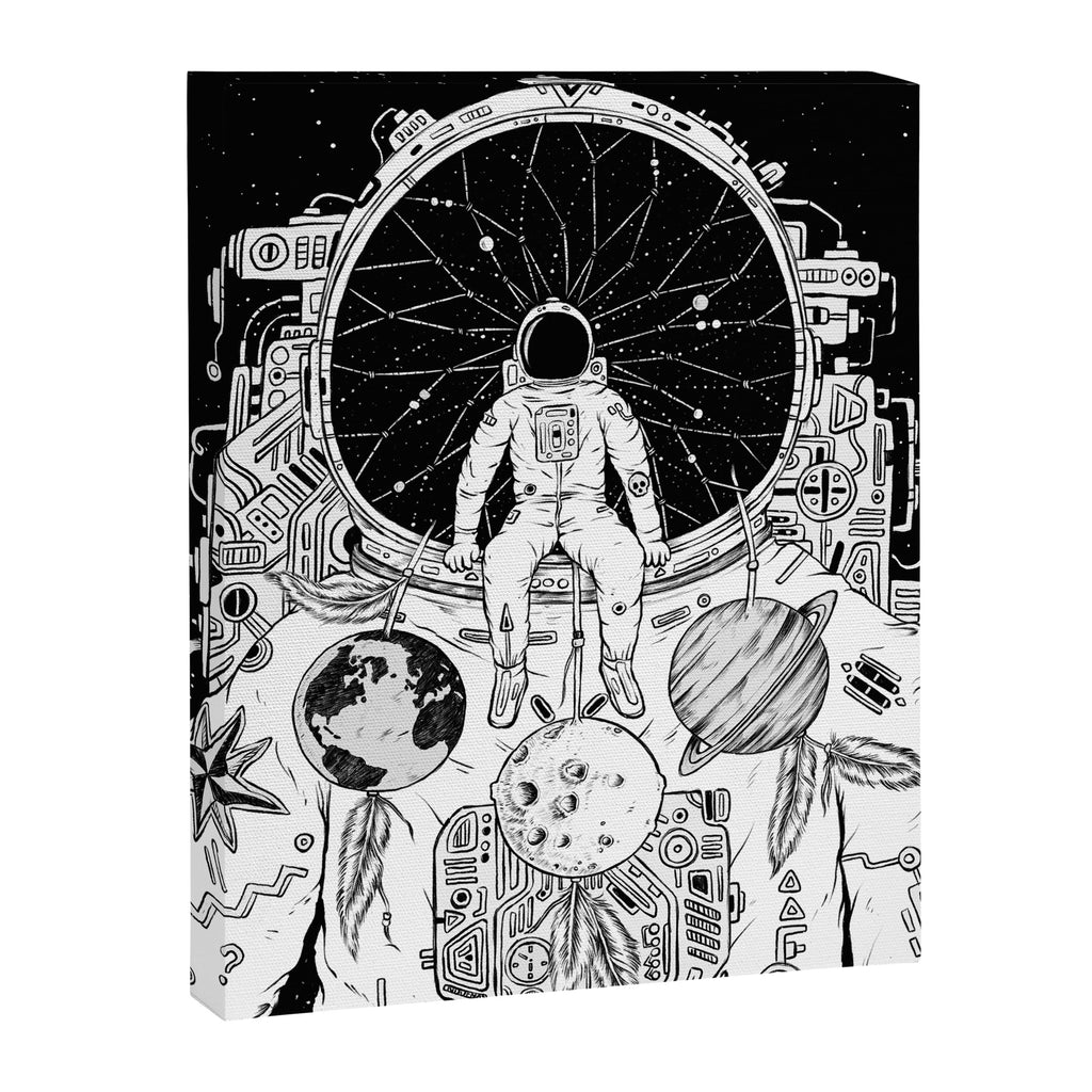 The Dreamer (B/W) Canvas Print Gallery Image 8
