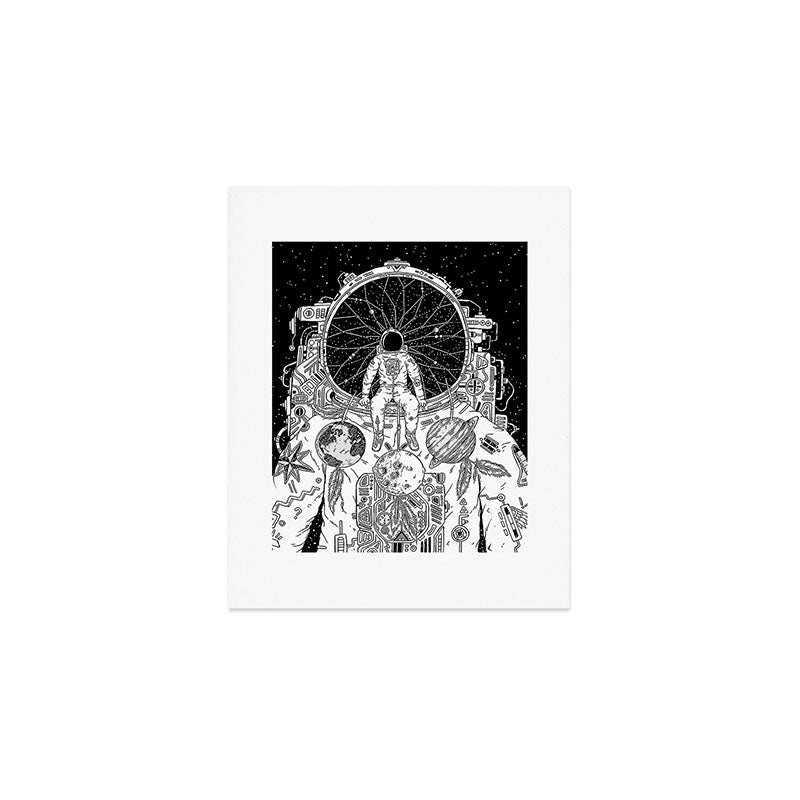 The Dreamer (B/W) Art Print Gallery Image 1