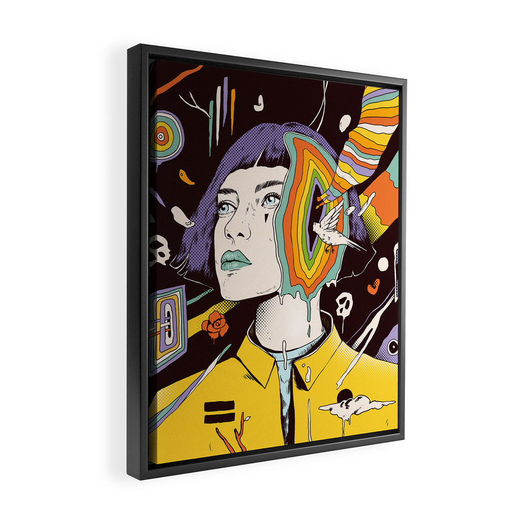 The Overthinker Framed Canvas Print Gallery Image 2