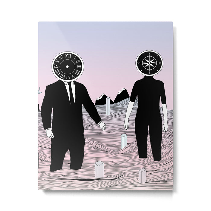 Time and Journey (To a Place I've Never Been Before) Metal Print Gallery Image 1