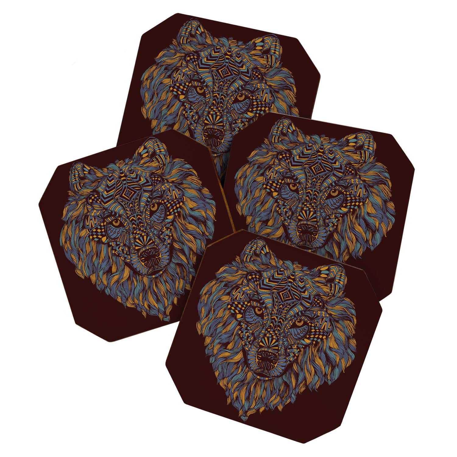 Wolf (Lone) 2.0 Coaster Gallery Image 1