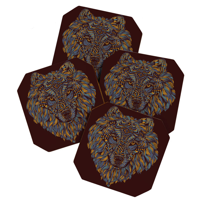 Wolf (Lone) 2.0 Coaster Gallery Image 1